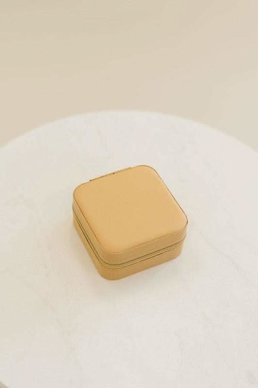 The Kristen Travel Jewelry Organizer Case in KHAKI 1 - jewelry organizer photo