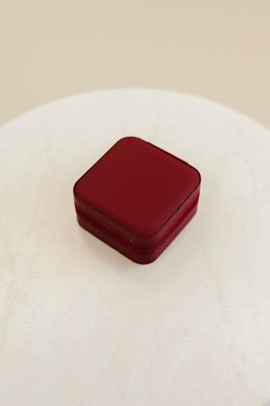 The Kristen Travel Jewelry Organizer Case in WINE 1 - jewelry organizer photo