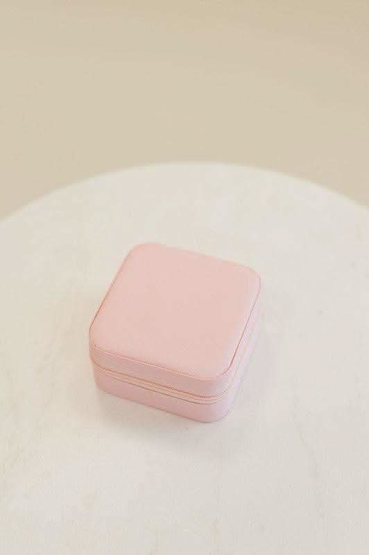 The Kristen Travel Jewelry Organizer Case in PINK 1 - jewelry organizer photo