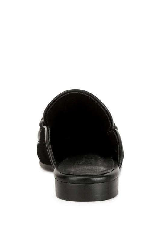 Lavinia Suede Leather Braided Detail Mules, 2 Colors - SwagglyLife Home & Fashion