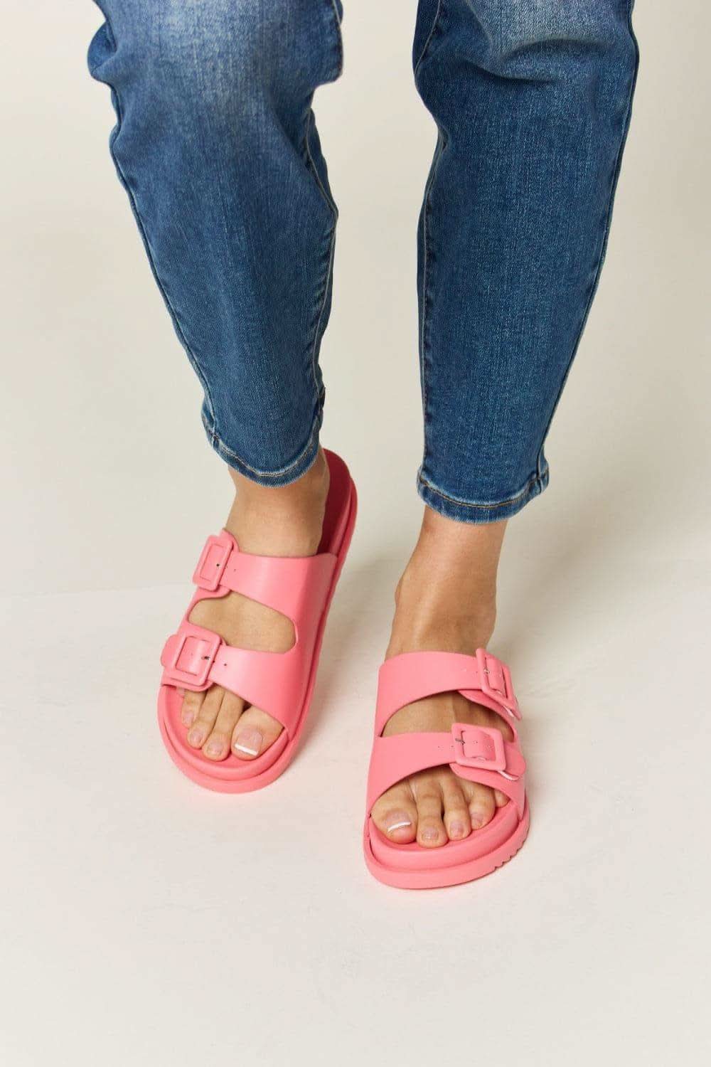 Legend Double Buckle Open Toe Sandals in - Shoes photo