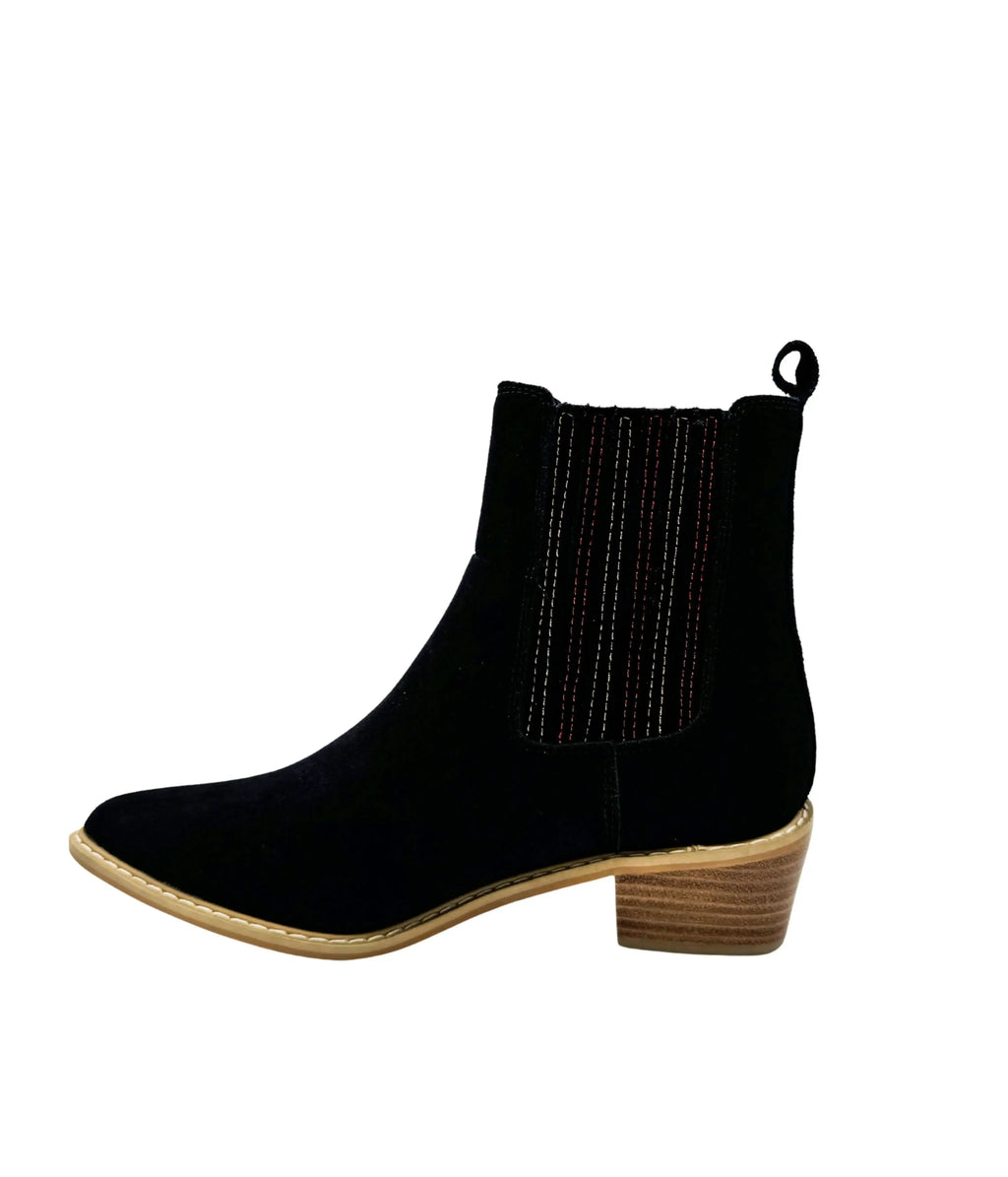 Leonor Suede Ankle Boot in Black in - Shoes photo