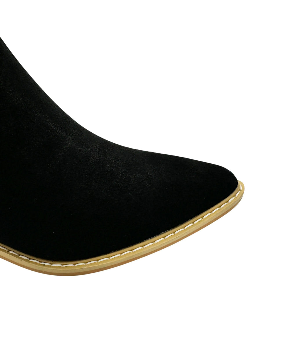 Leonor Suede Ankle Boot in Black in - Shoes photo