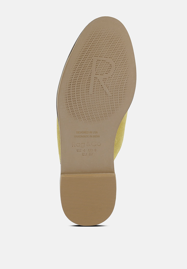 Rag & Co. Lia Handcrafted Canvas Mules in - Mules photo