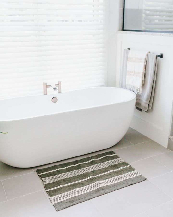 Aden Cotton Bath Mat in - Bath Mats & Rugs photo