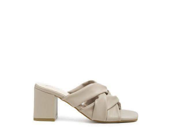 London Rag Knope Interwoven Straps Mid Heeled Sandals in - Shoes photo