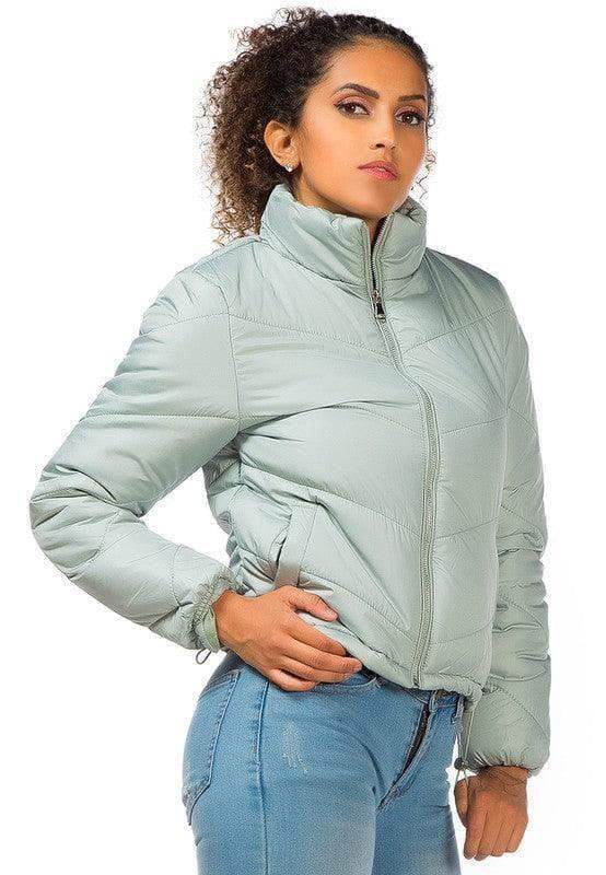 LONDON RAG Long Sleeves Puffer Jacket, 5 Colors - SwagglyLife Home & Fashion