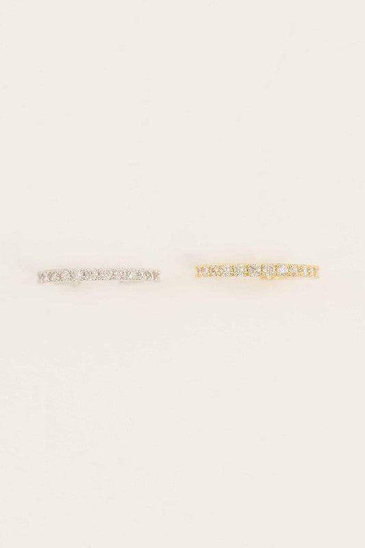 LOVODA Crystal Cuff Earrings in - Earrings photo