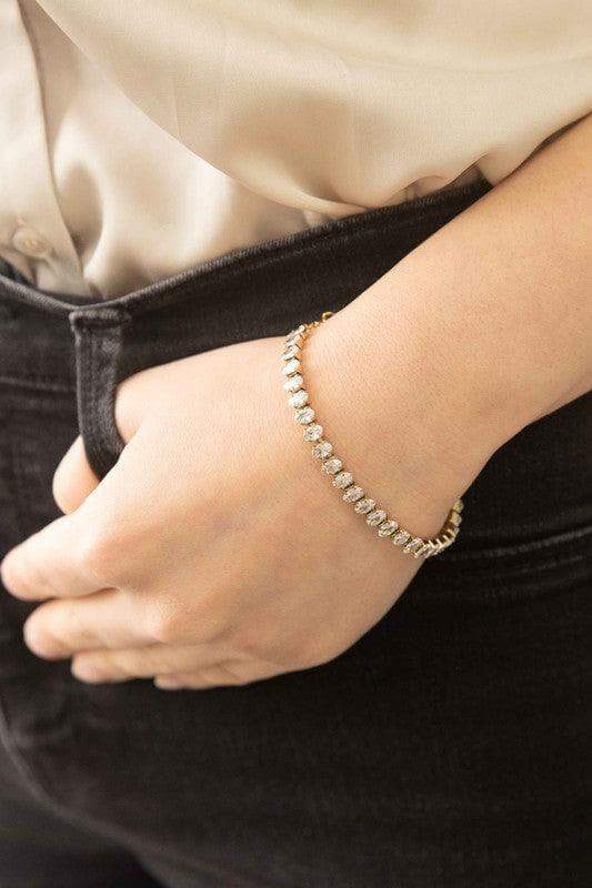 LOVODA Oval Stone Tennis Bracelet in - Bracelets photo