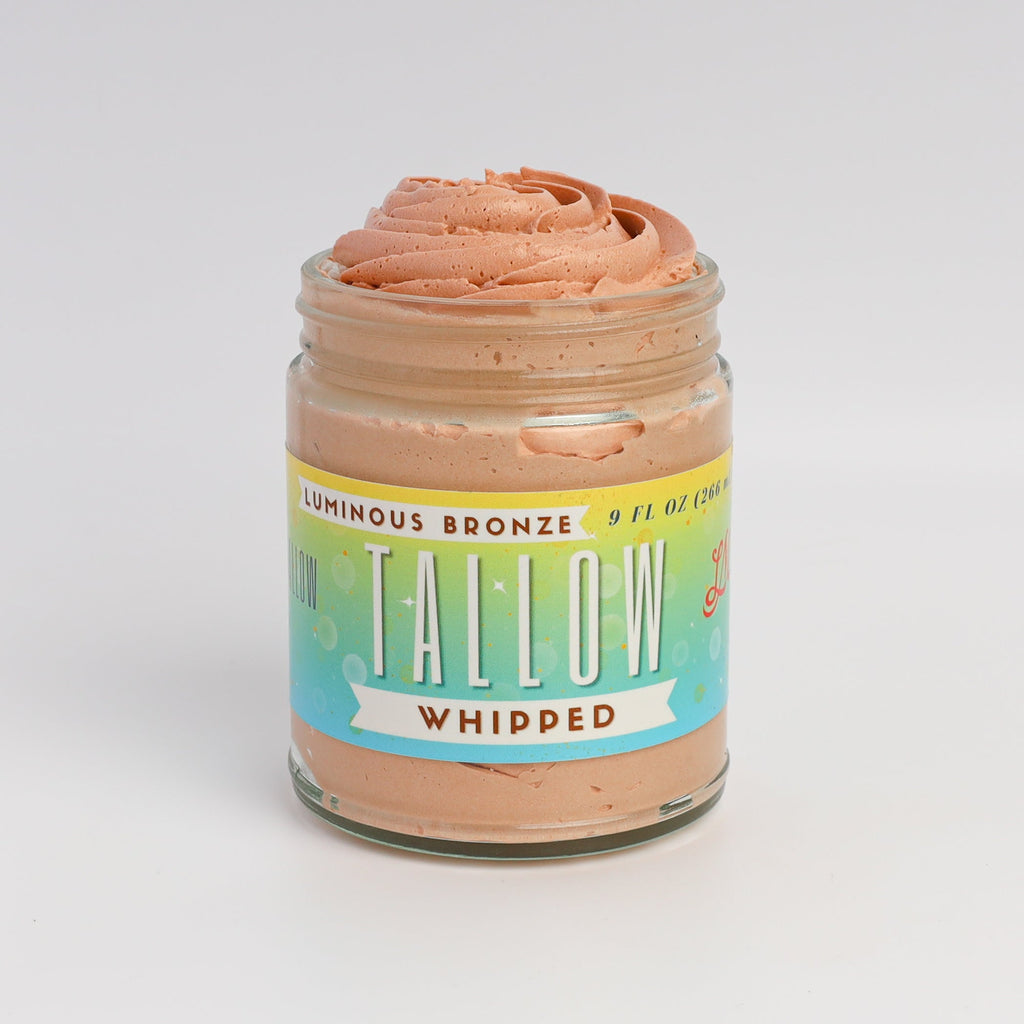 Luminous Bronze Whipped Tallow Moisturizer - Natural Bronzing Body Butter with Mica in - Body Cream/Lotion photo