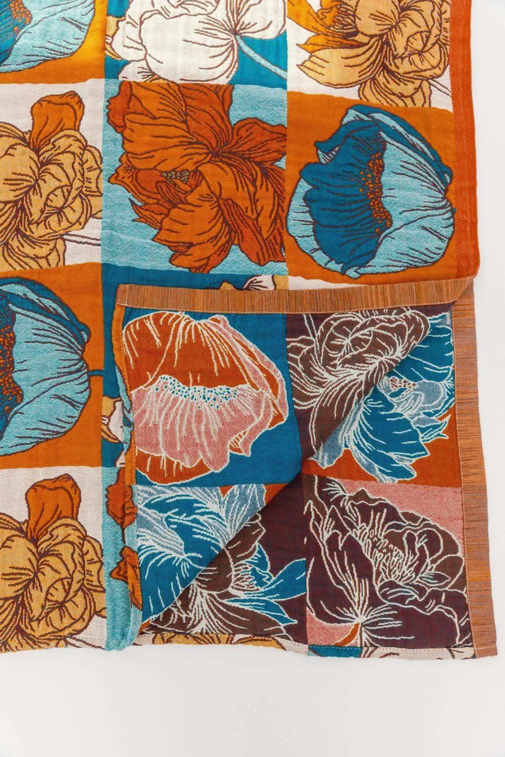 Luxury Beach Towel in Block Floral in - Beach towels photo