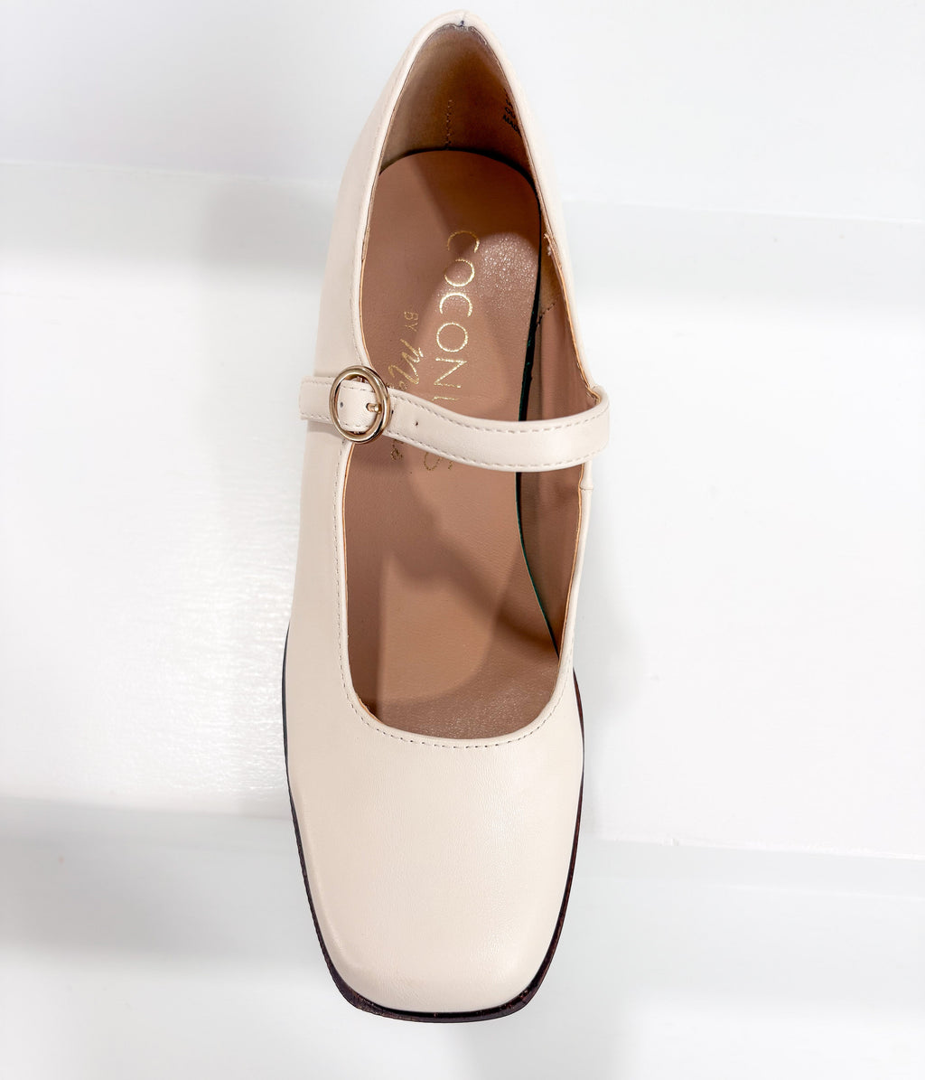 Matilda Platform Heel in Bone in - Heel photo