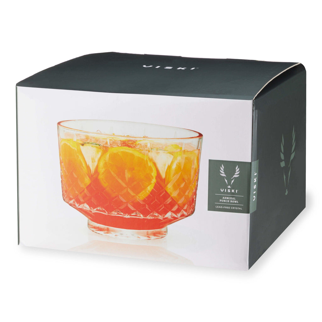 Viski Admiral Crystal Punch Bowl in - product_type::pitchers_and_dispensers photo