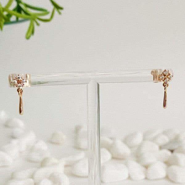 Mini Twinkle Dangle Earrings in Gold OS - Earrings photo