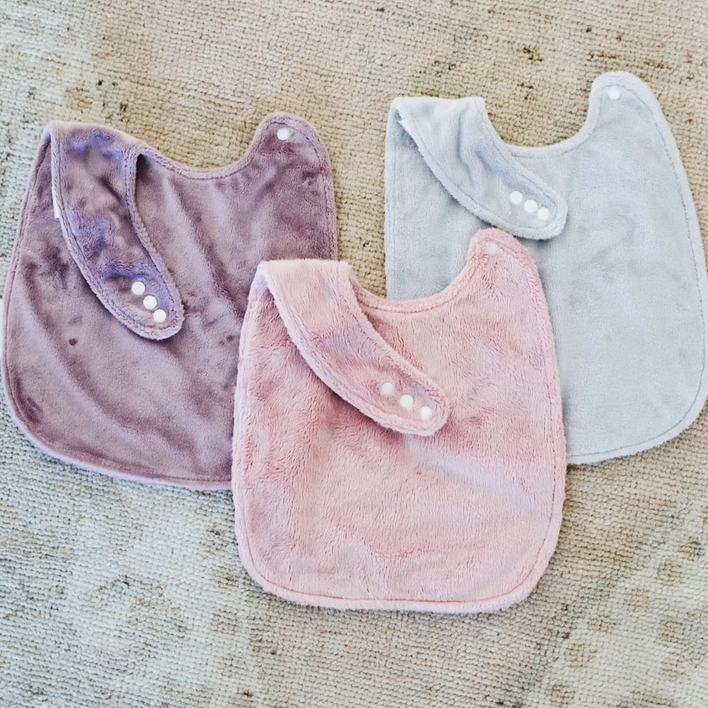 Saranoni Minky Bibs 3-PACK in Girl 3-Pack - photo