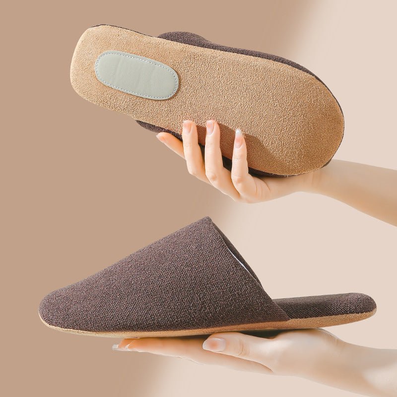 Modern House Slipper / White in Brown - Slipper photo