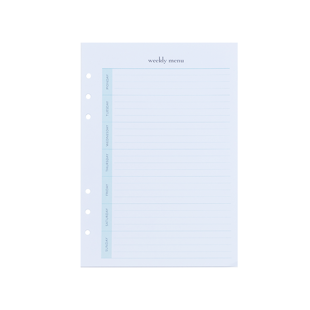 A5 Refills for Meal Planning, To-Do Lists & Notes in - retail photo