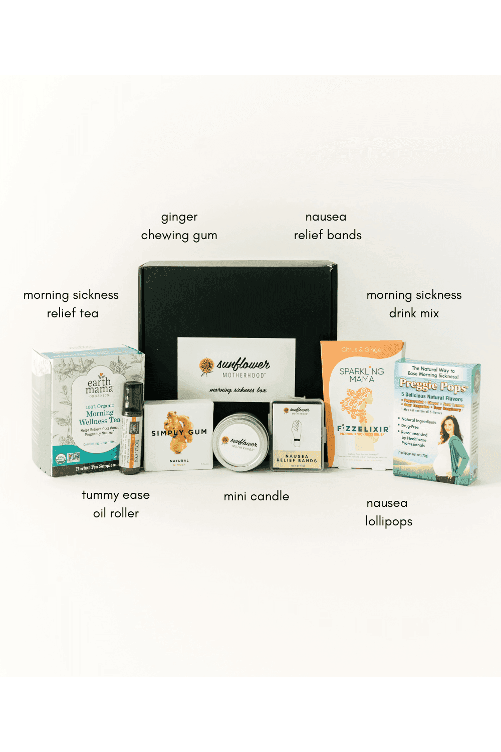 Sunflower Motherhood Morning Sickness Box in - Digestive Supplements photo