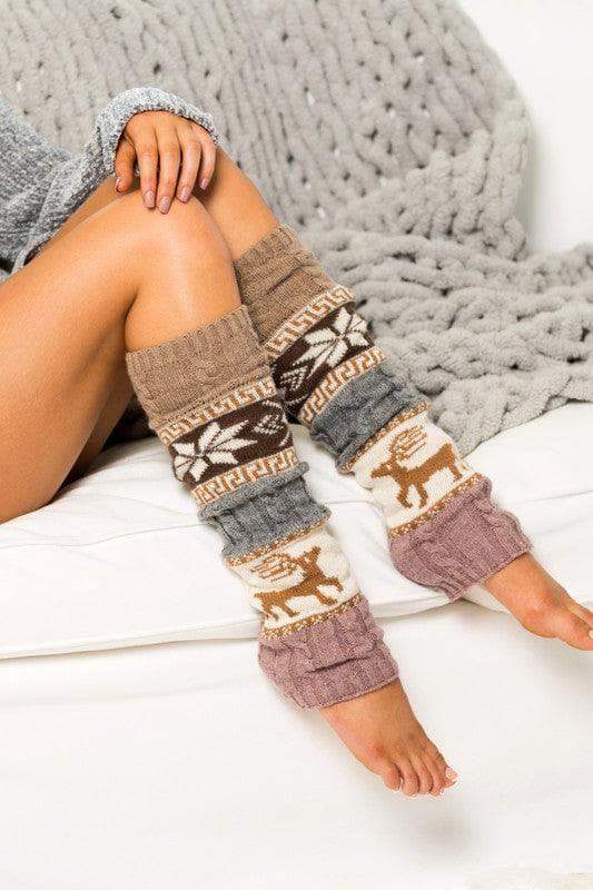 Nordic Snowflake Leg Warmers - SwagglyLife Home & Fashion