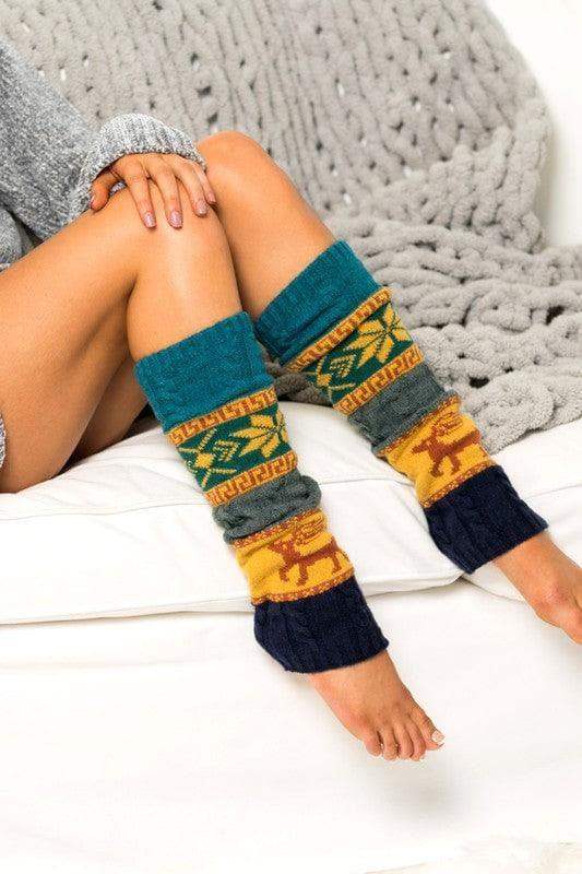 Nordic Snowflake Leg Warmers - SwagglyLife Home & Fashion
