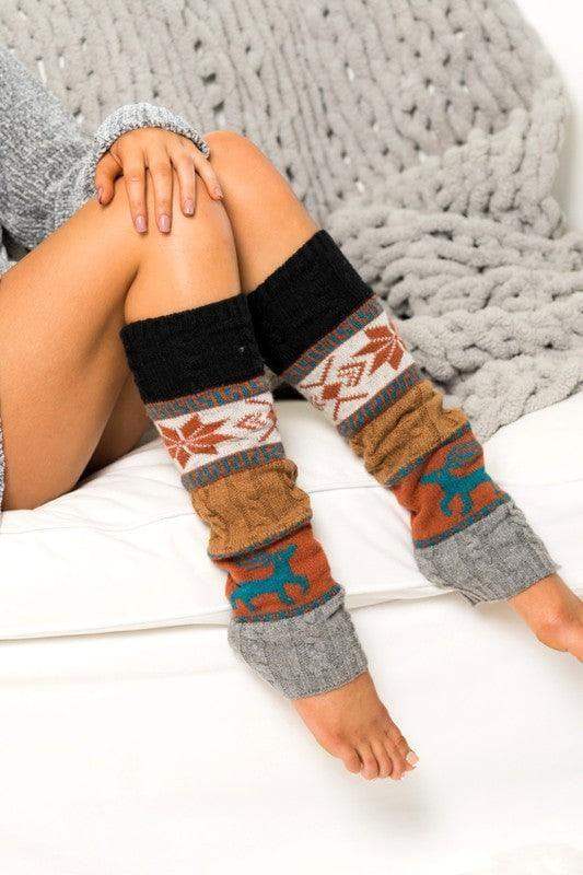 Nordic Snowflake Leg Warmers - SwagglyLife Home & Fashion