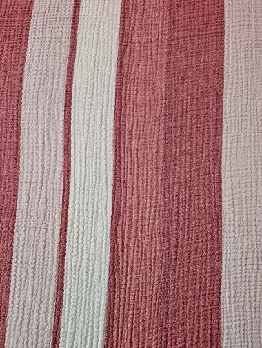 Nova Collection Bedspreads – Wide Stripe Design, Organic Turkish Cotton, Queen/King Sizes in - Blanket photo