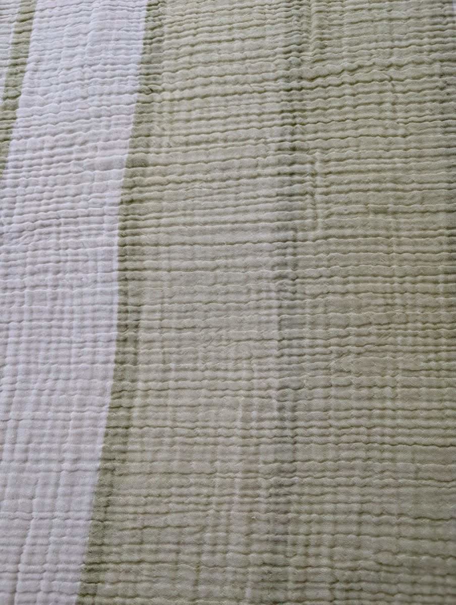 Nova Collection Bedspreads – Wide Stripe Design, Organic Turkish Cotton, Queen/King Sizes in - Blanket photo