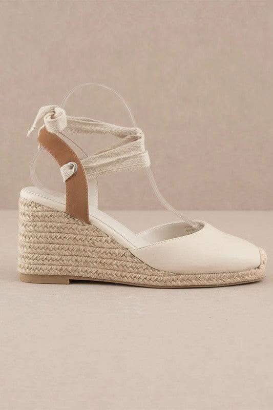 Oasis Society Alondra Espadrille Lace Up Wedge in - Shoes photo