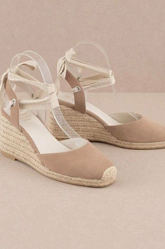 Oasis Society Alondra Espadrille Lace Up Wedge in - Shoes photo