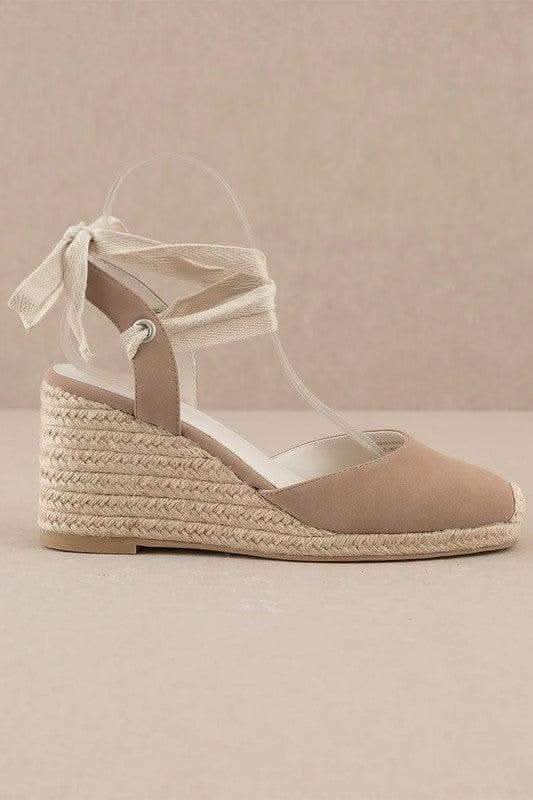 Oasis Society Alondra Espadrille Lace Up Wedge in - Shoes photo