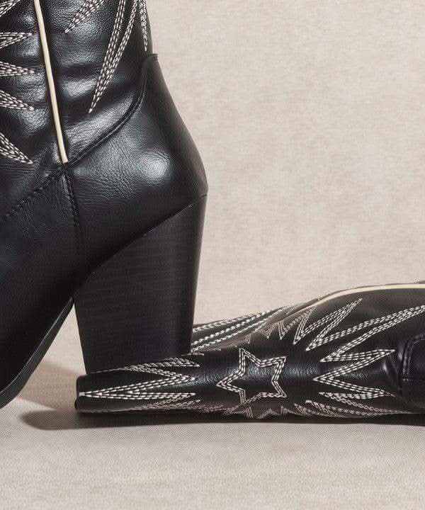 OASIS SOCIETY Emersyn - Starburst Embroidery Boots in - Shoes photo