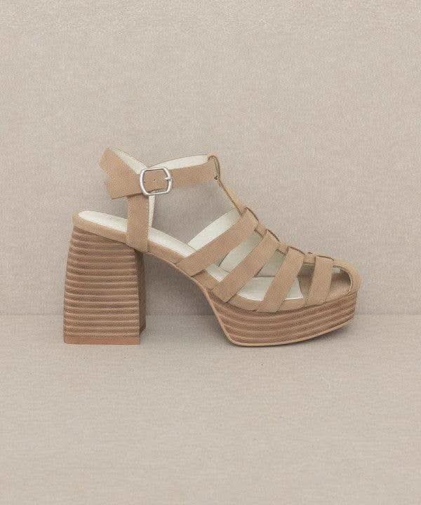 OASIS SOCIETY Hailee - Gladiator Platform Heel in - Shoes photo