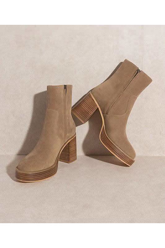 Oasis Society The ALEXANDRA Bootie, Khaki in - Shoes photo