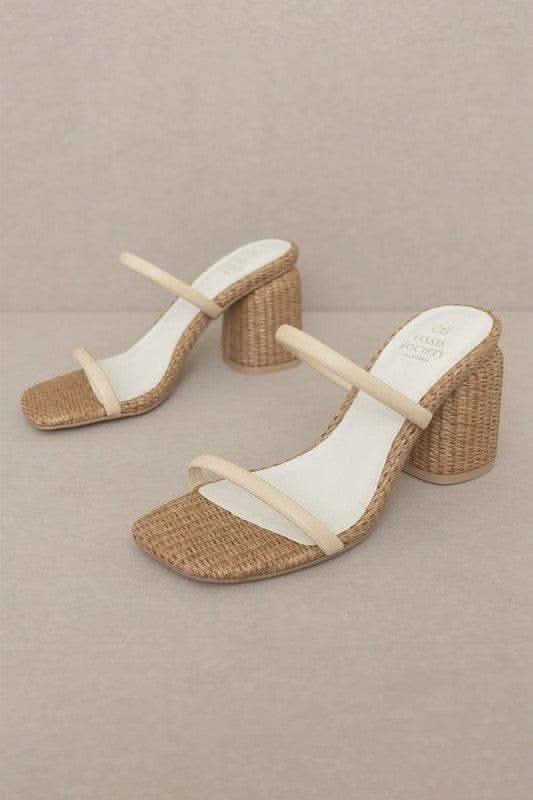 Oasis Society The Margaret Raffia Heel in - Shoes photo