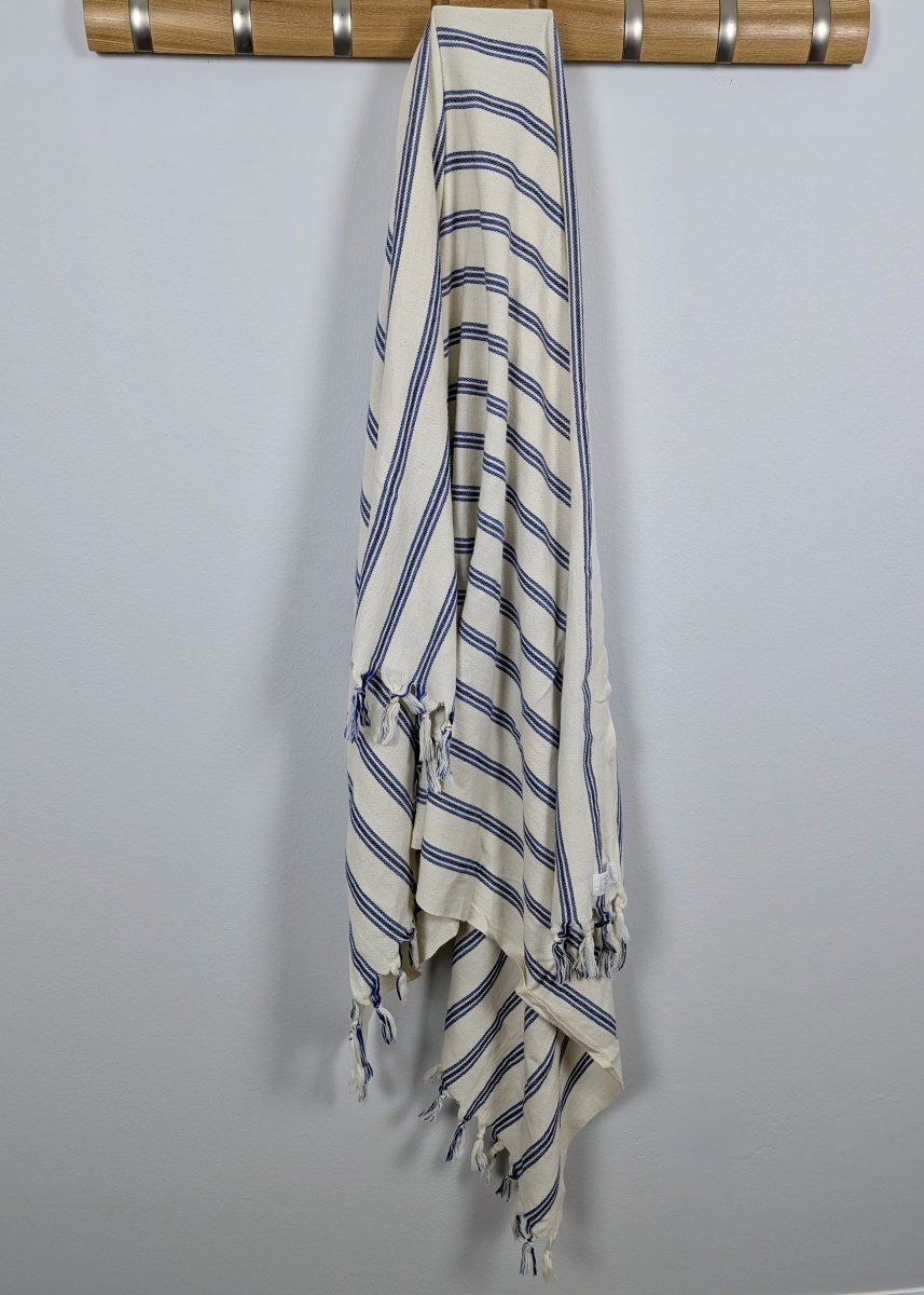 Ocean Breeze Towel | Lightweight, Absorbent & Quick-Drying Turkish Beach Towel in - Towel photo