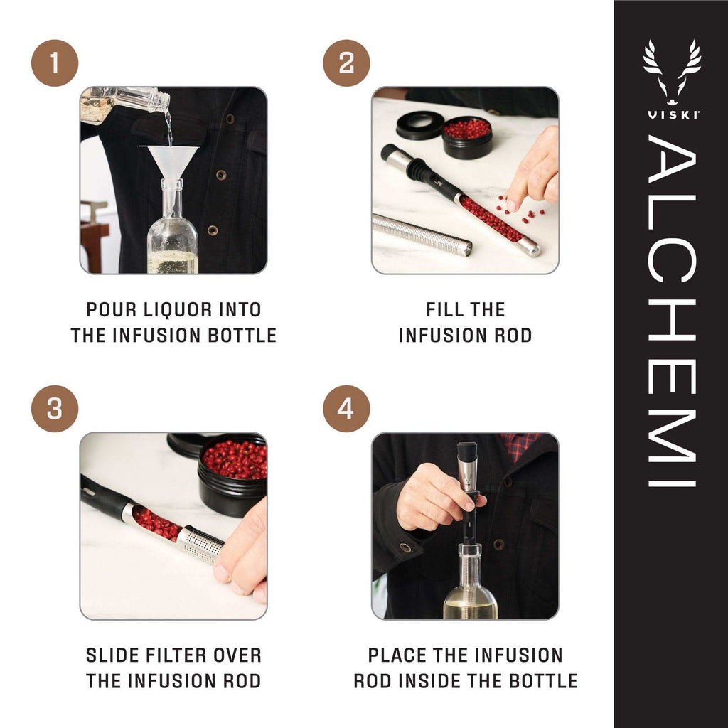 Viski Alchemi Spirits Infusion Kit - SwagglyLife Home & Fashion