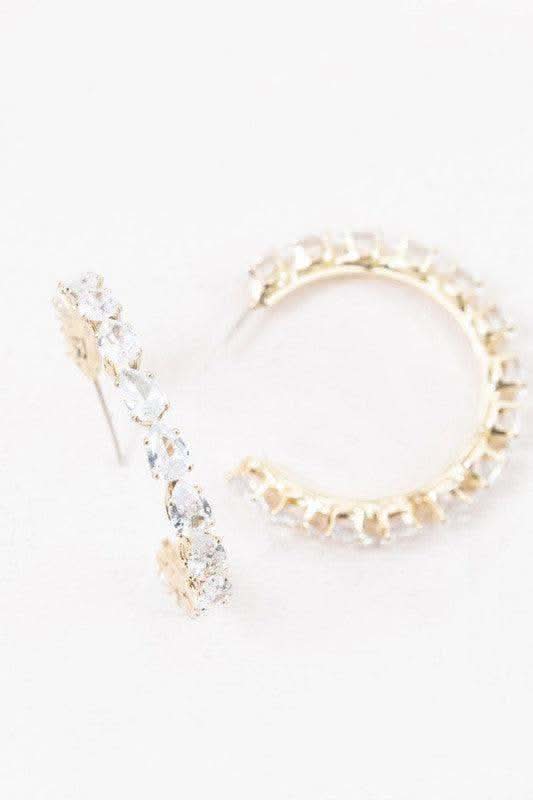 Outshine Hoop Earrings in - Earrings photo