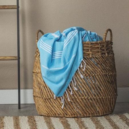 Perfect Classic XL Beach Blanket – 70”x90” Organic Turkish Cotton, Durable & Versatile in Turquoise - Beach Blanket photo