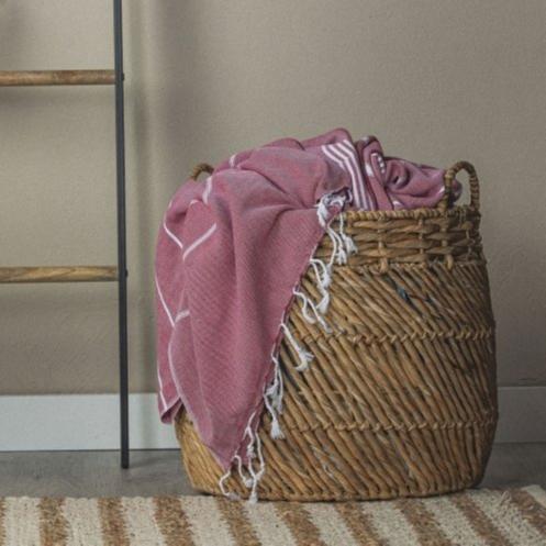 Perfect Classic XL Beach Blanket – 70”x90” Organic Turkish Cotton, Durable & Versatile in Burgundy - Beach Blanket photo