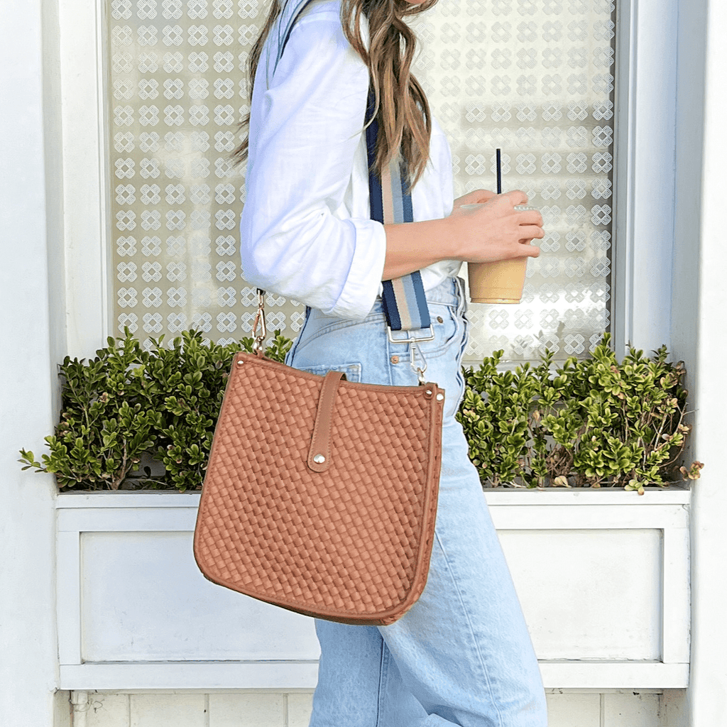 Lea Woven Courier | Choose Your Strap in - Bags photo