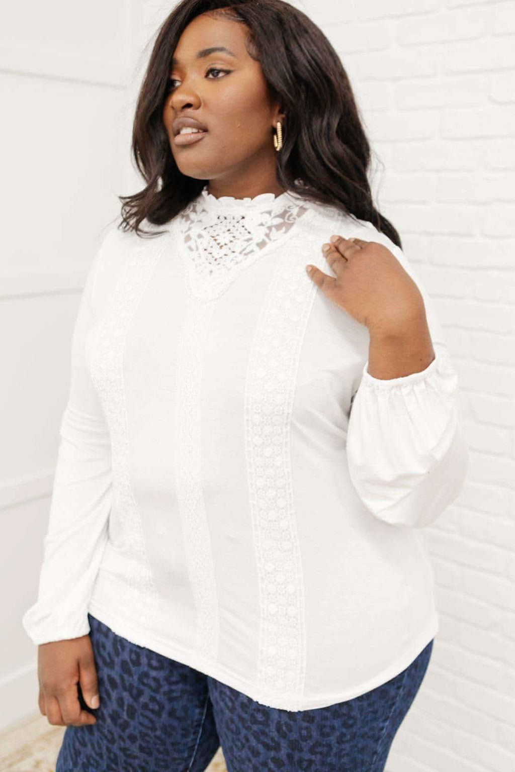 Picture This Top In Off White in 3XL - Blouse photo