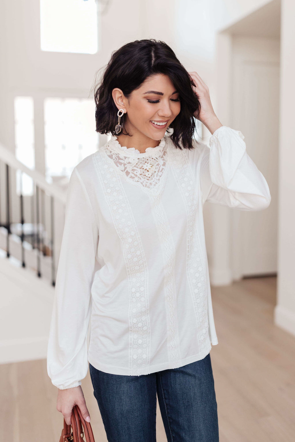 Picture This Top In Off White in - Blouse photo