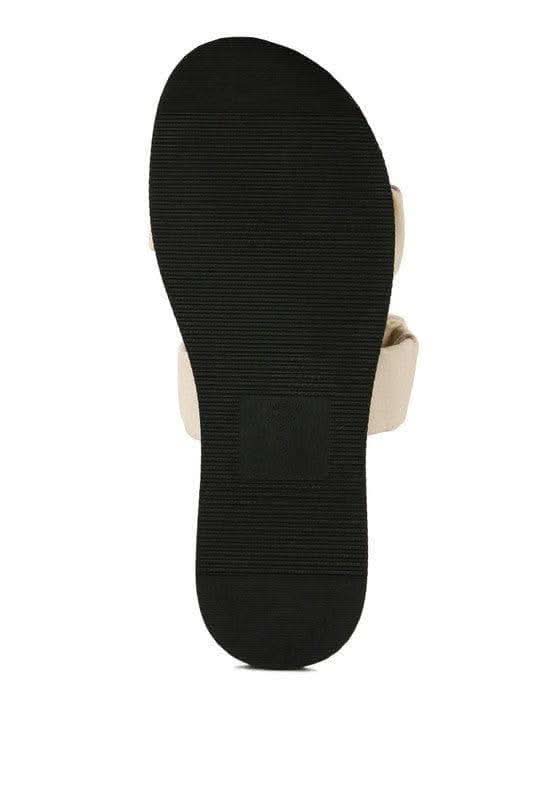 RAG & Co. Faux Leather Ruched Strap Platform Sandals, 3 Colors in - Shoes photo