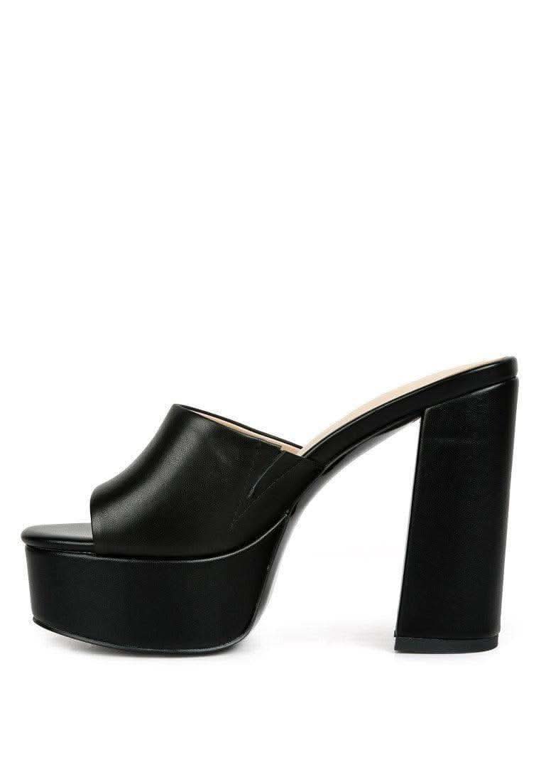 RAG & CO Shuri Open Toe High Block Heel Sandals in - Shoes photo