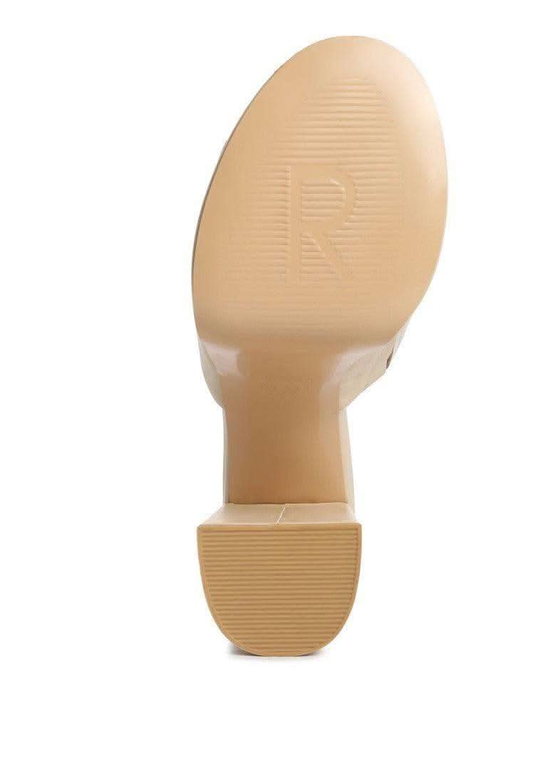 RAG & CO Shuri Open Toe High Block Heel Sandals in - Shoes photo