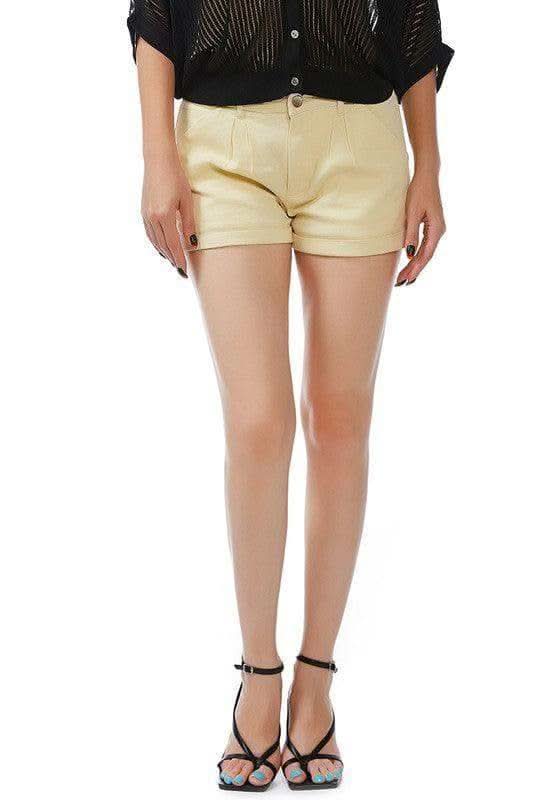 RAG CO Pleated Flap Pocket Shorts in - Shorts photo