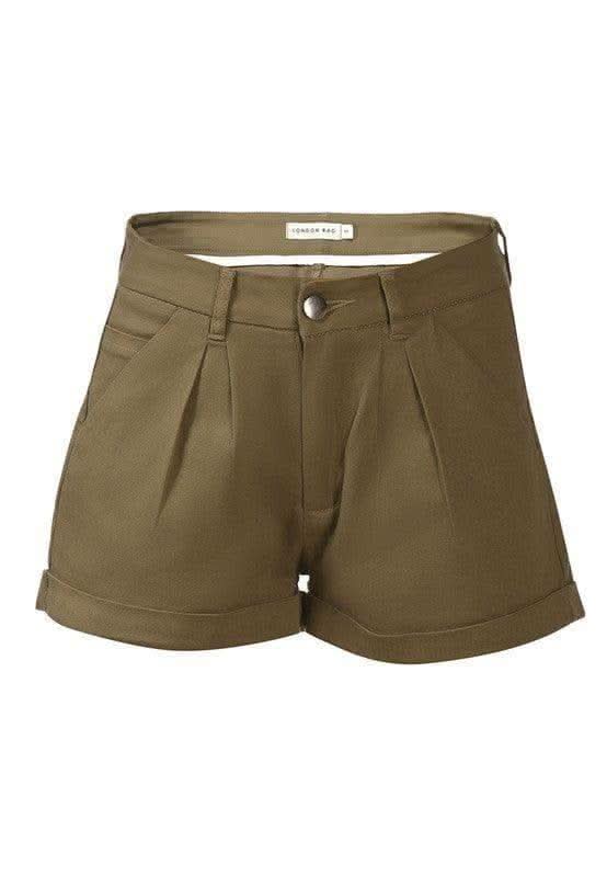RAG CO Pleated Flap Pocket Shorts in - Shorts photo