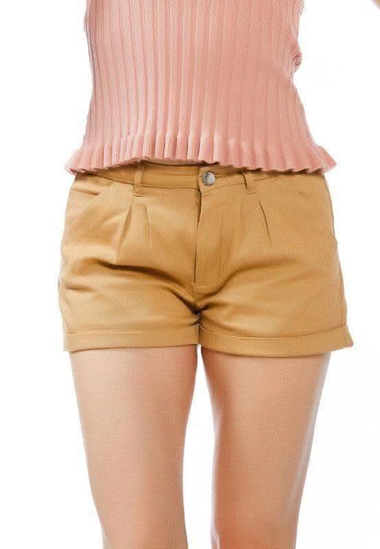 RAG CO Pleated Flap Pocket Shorts in - Shorts photo