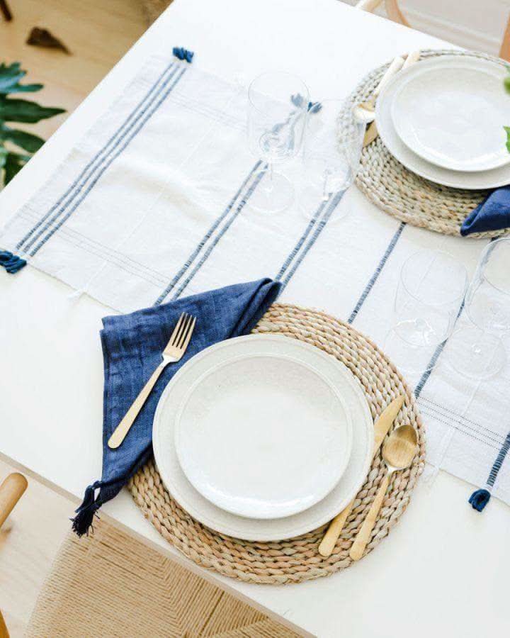 Ribbons Cotton Table Runner in - Table Runners photo