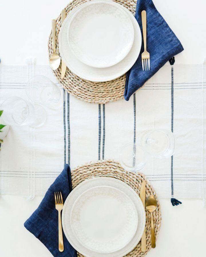Ribbons Cotton Table Runner in - Table Runners photo